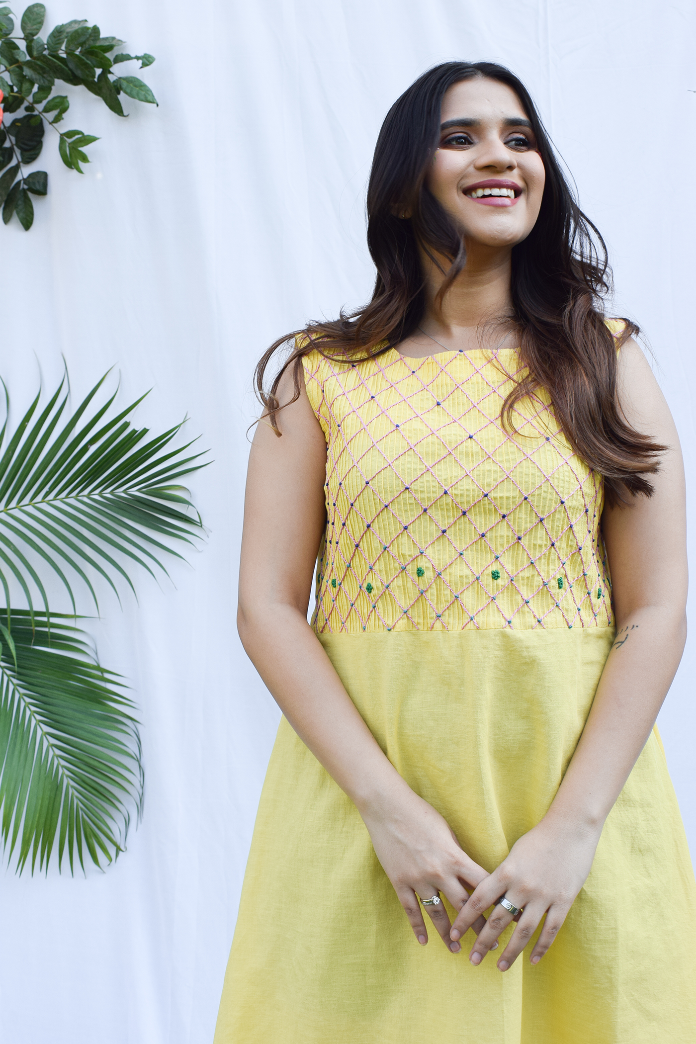 Soft Yellow Summer Dress