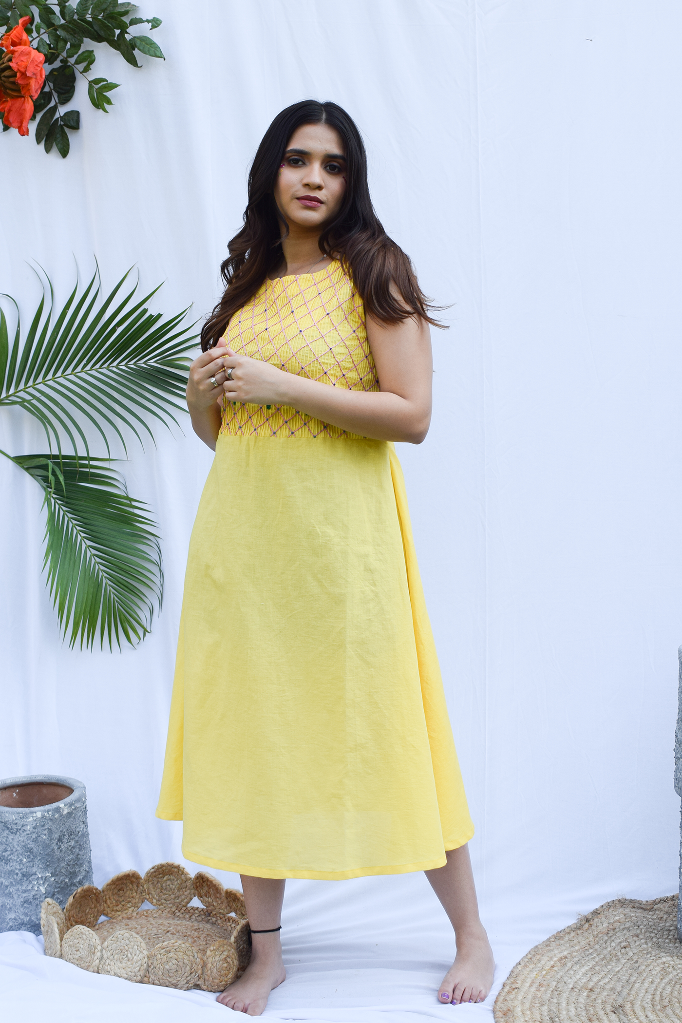 Soft Yellow Summer Dress