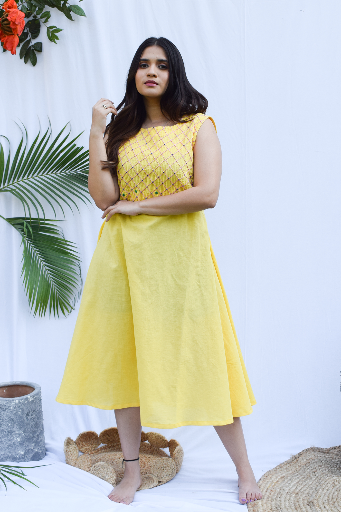 Soft Yellow Summer Dress