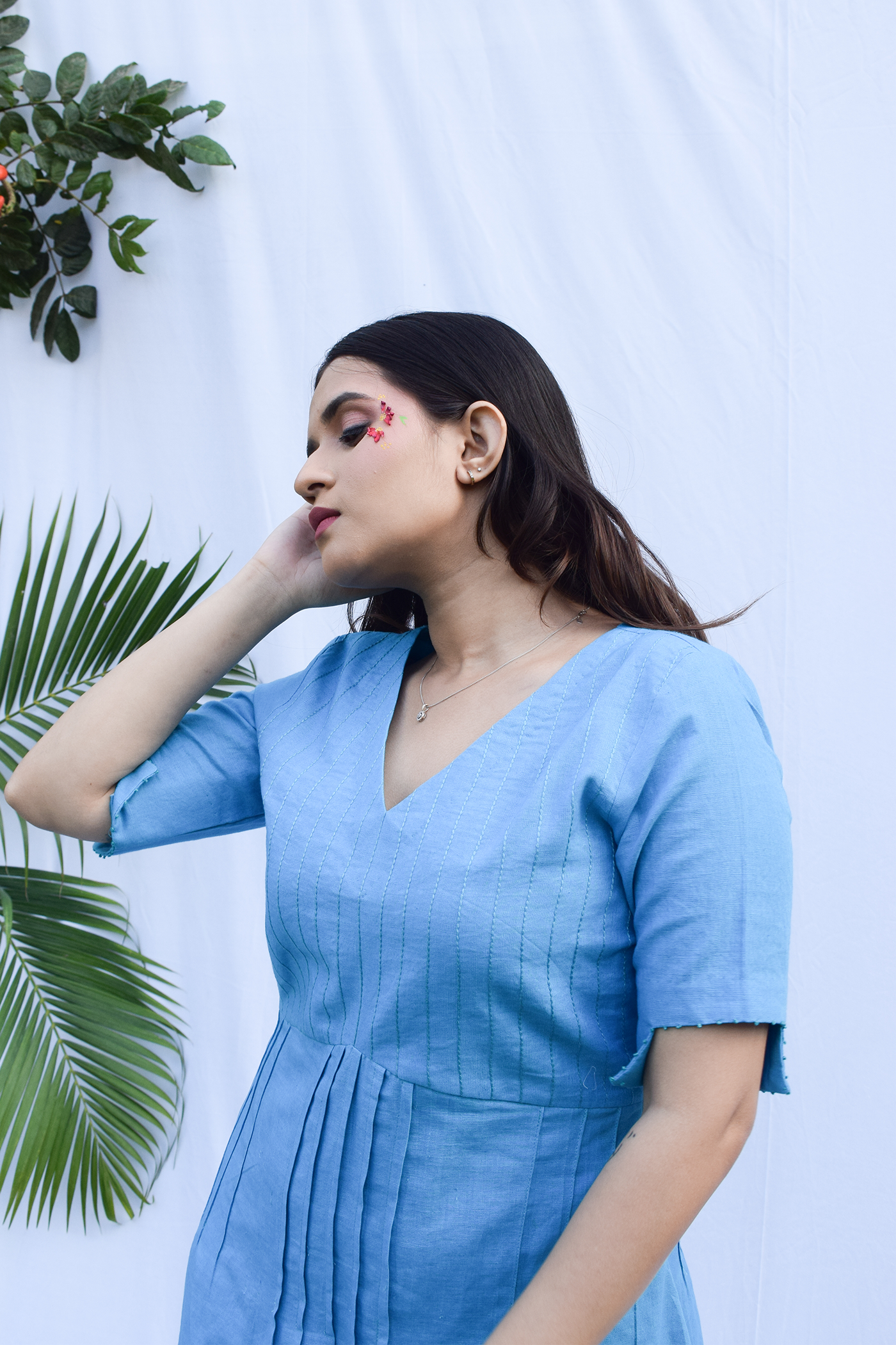 Aqua Blue Summer Dress