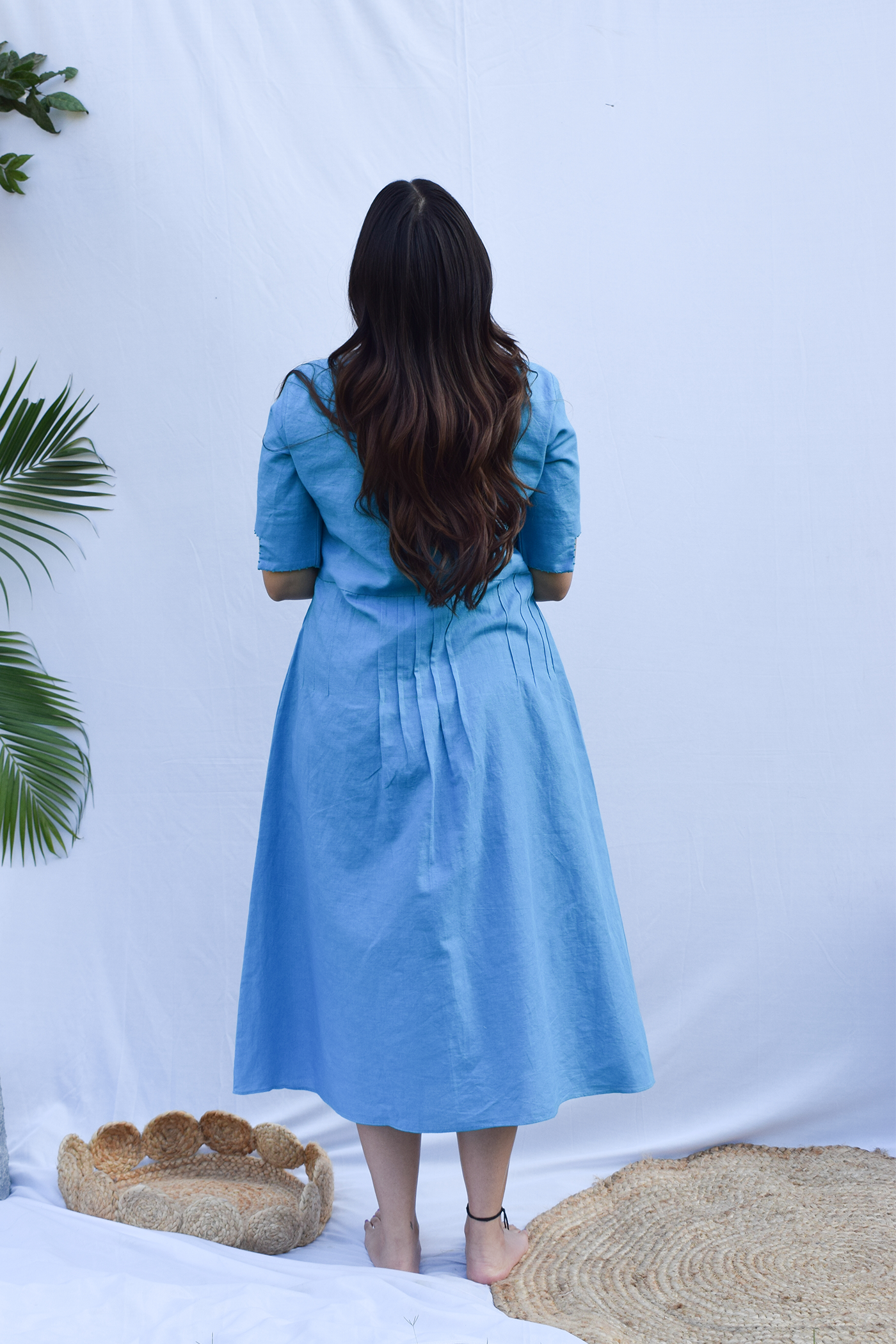 Aqua Blue Summer Dress