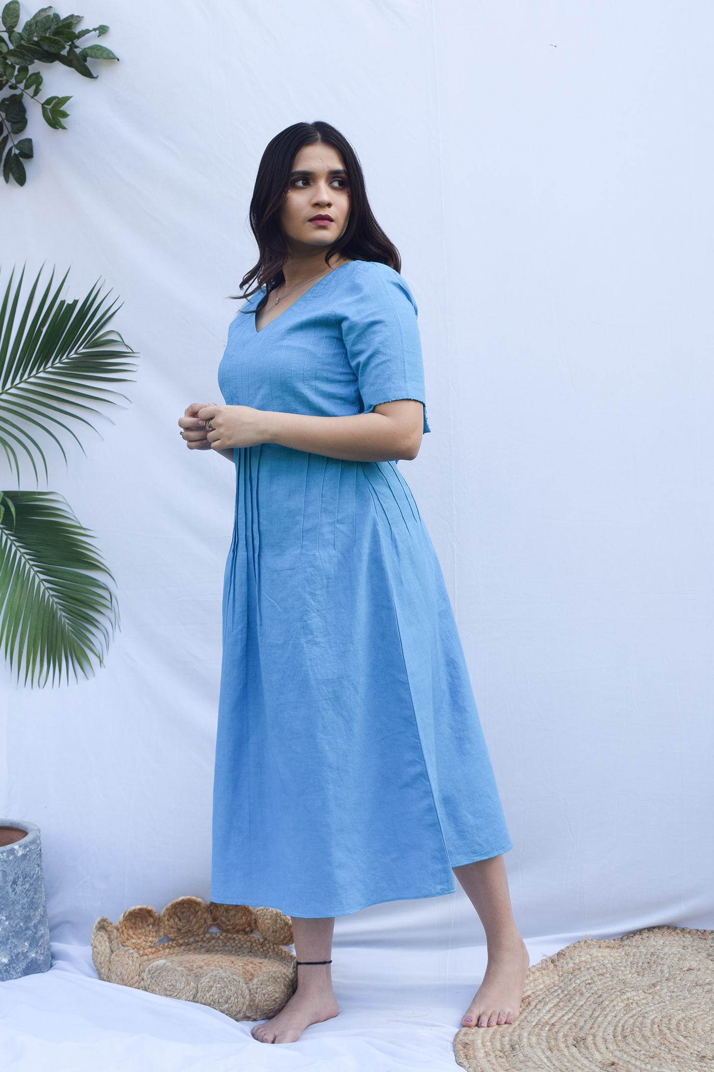 Aqua Blue Summer Dress