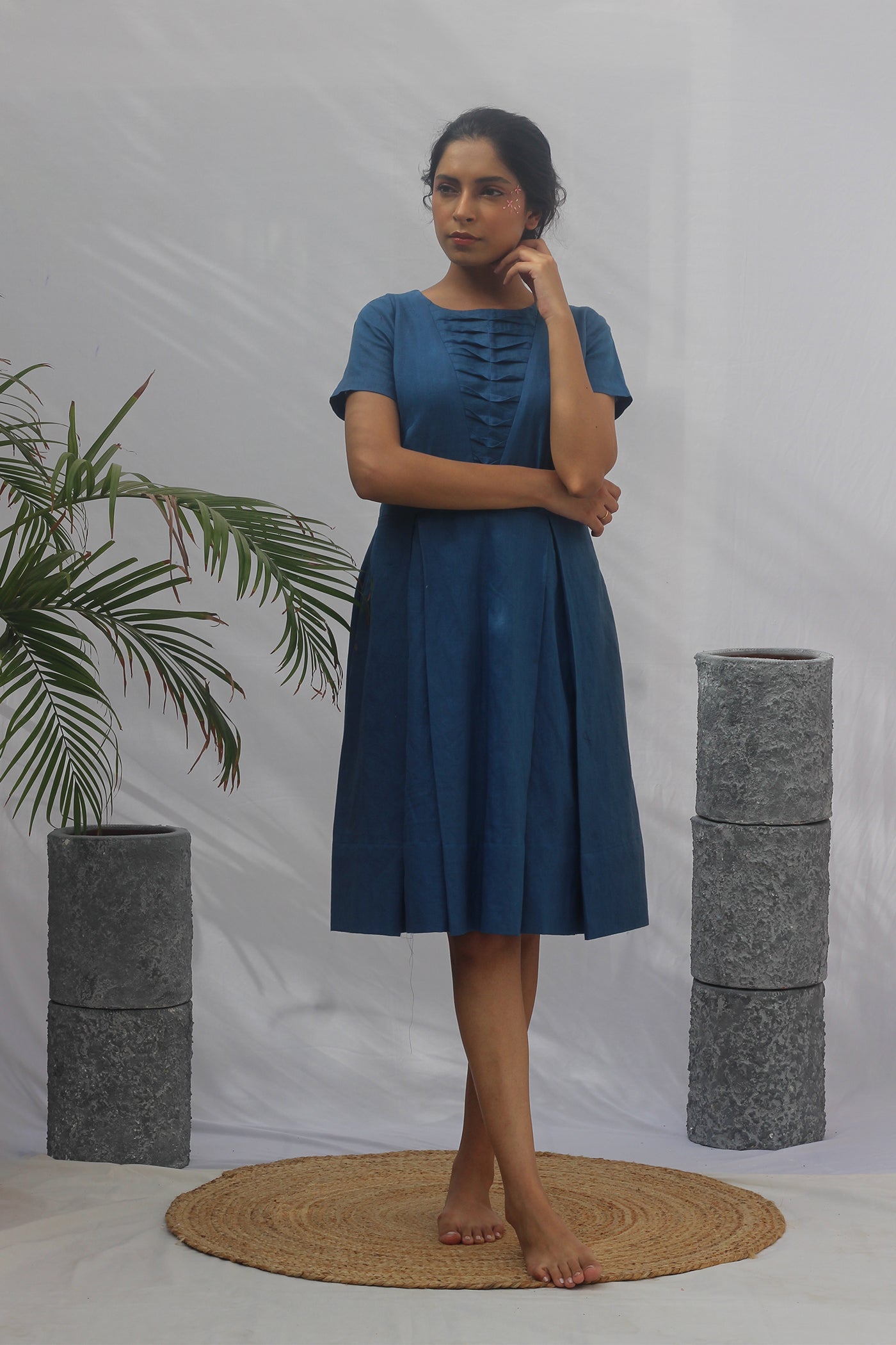 Cerulean Blue Summer Dress