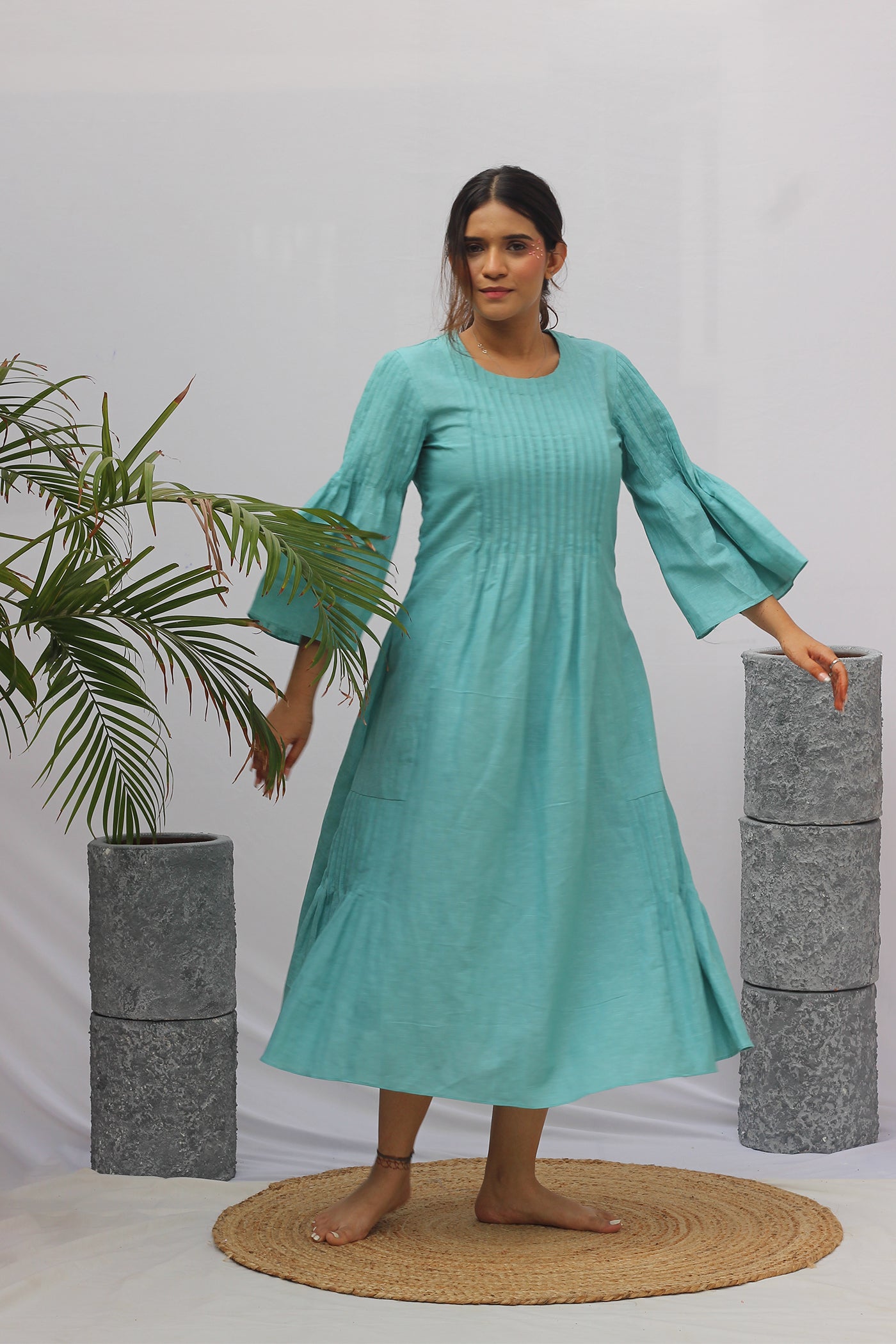 Aqua Marine Summer Dress