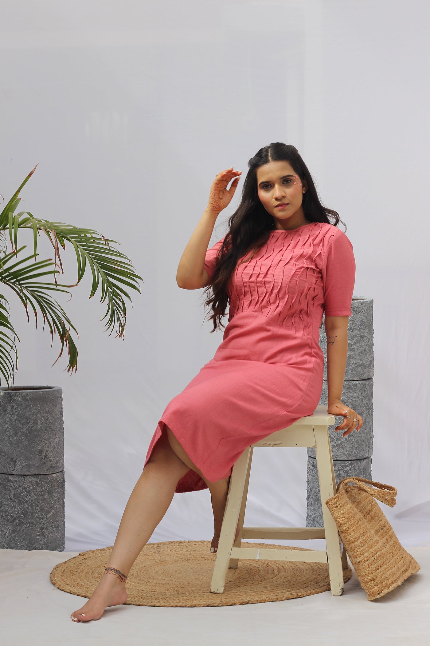 Rose Pink Summer Dress