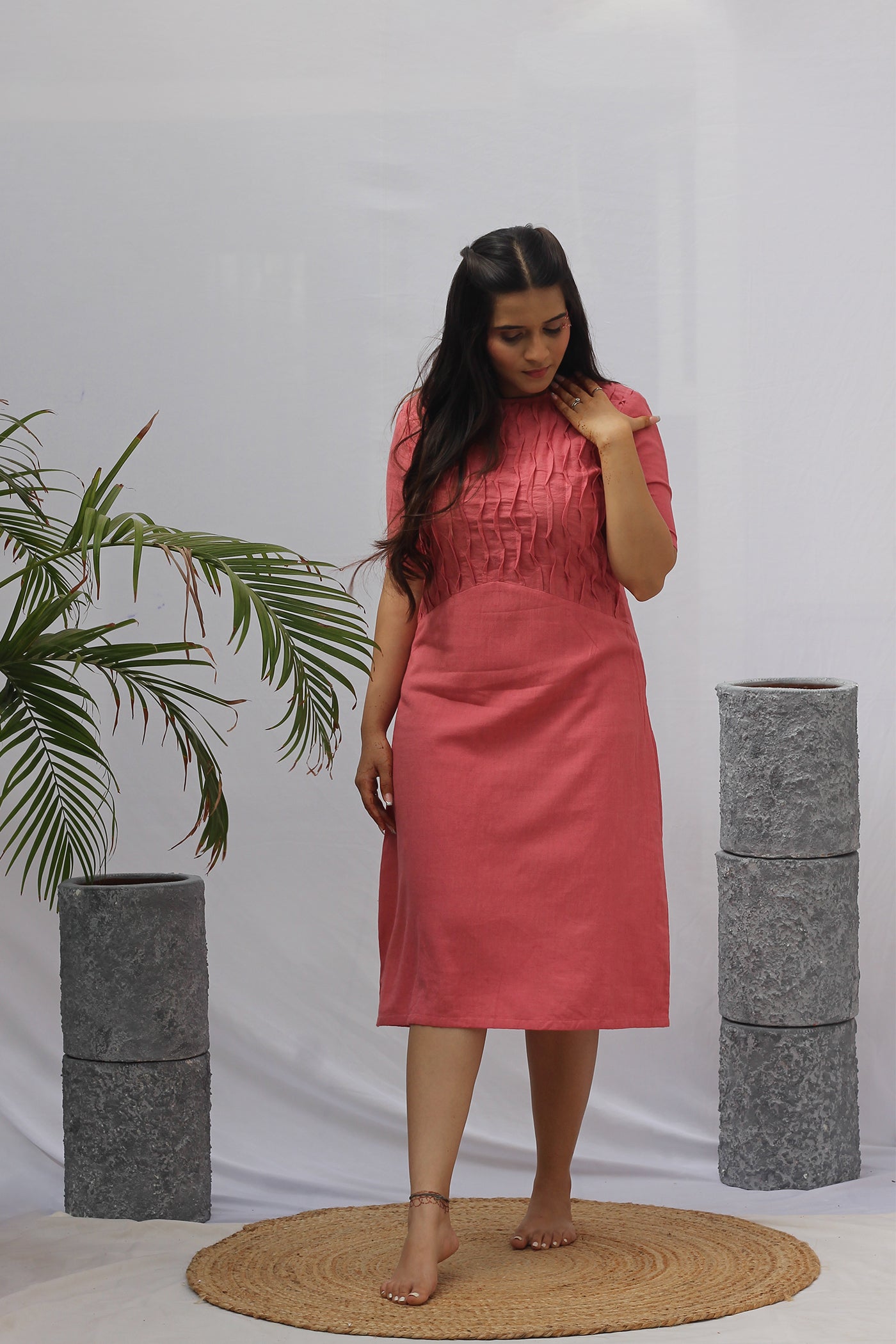 Rose Pink Summer Dress