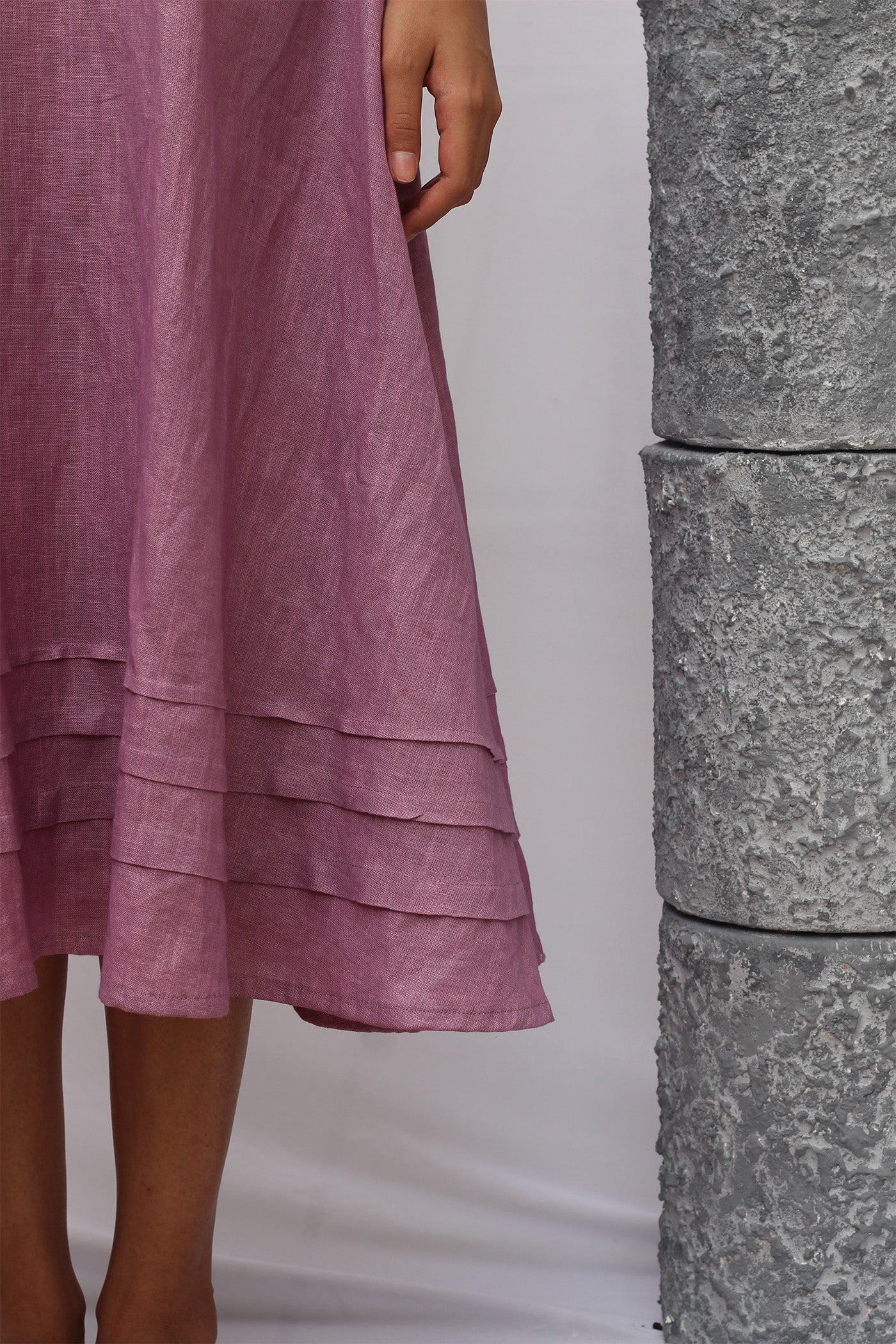 Geranium Pink Summer Dress