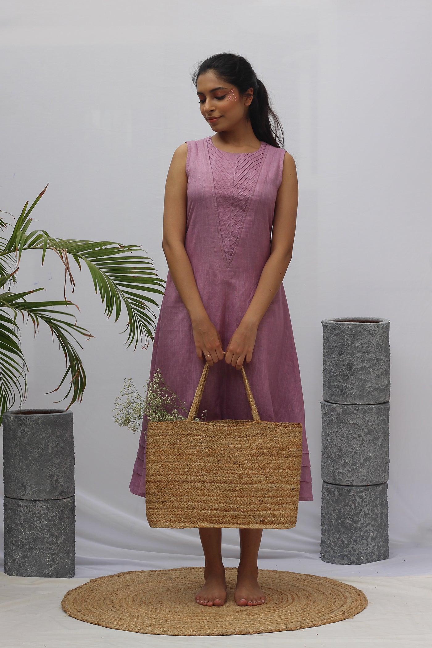 Geranium Pink Summer Dress
