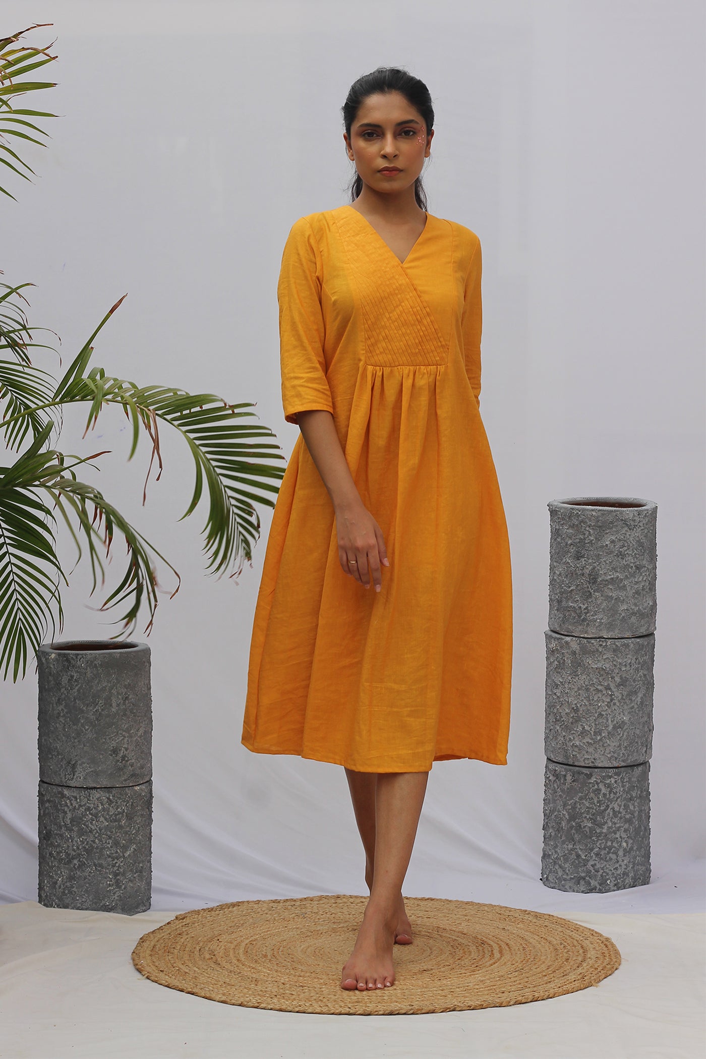 Mustard Summer Dress
