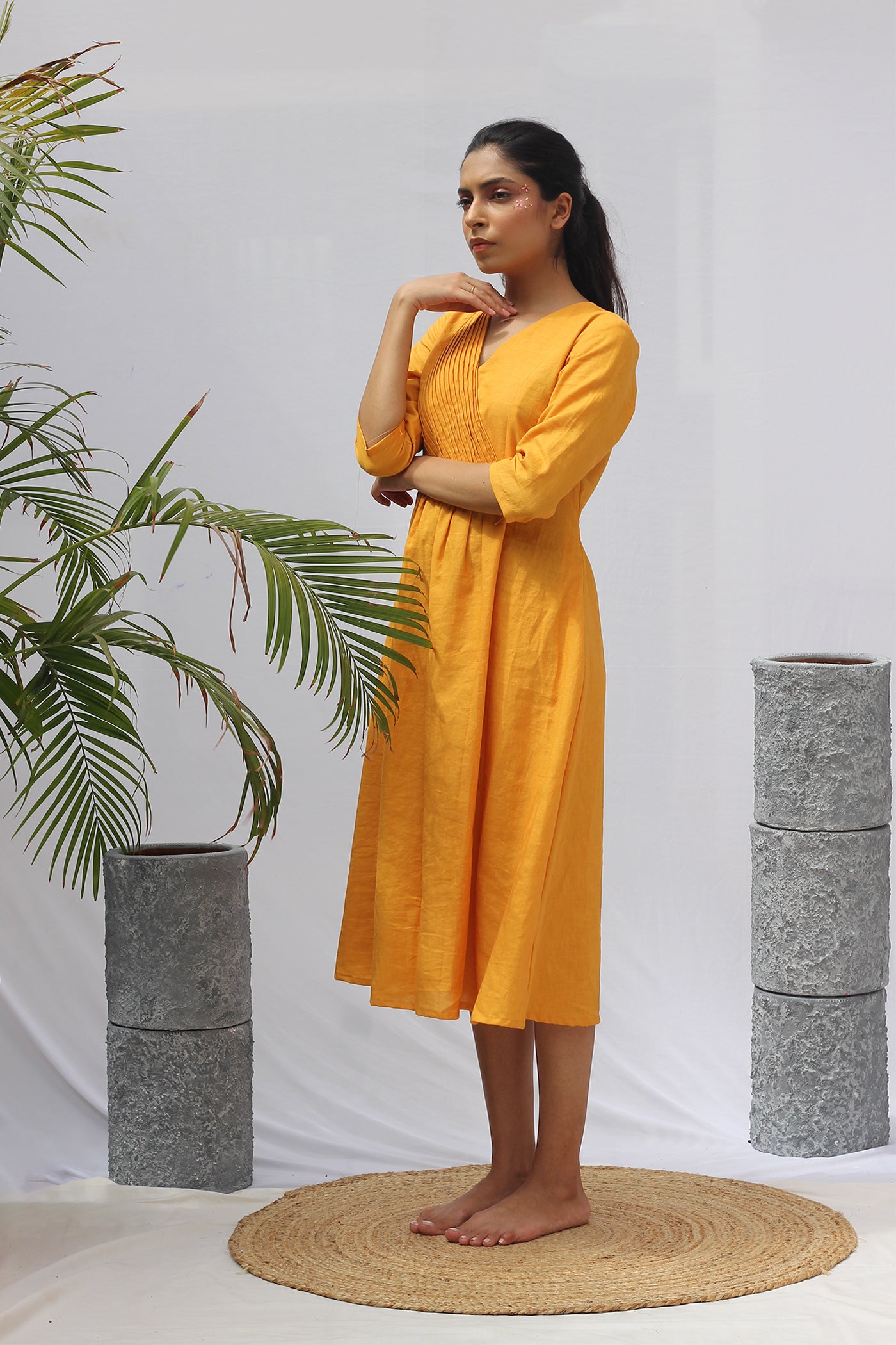 Mustard Summer Dress