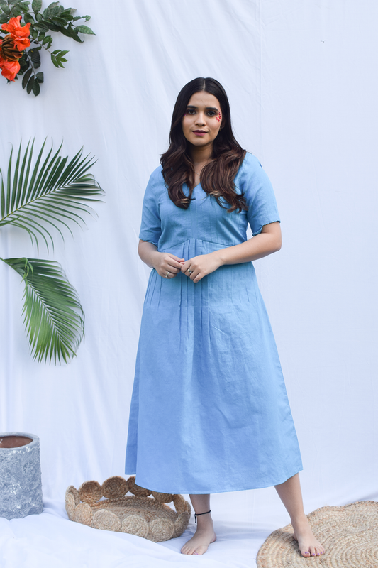 Aqua Blue Summer Dress
