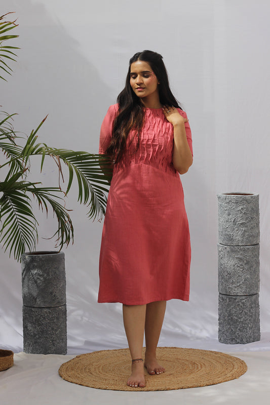 Rose Pink Summer Dress