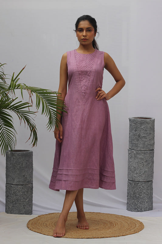 Geranium Pink Summer Dress